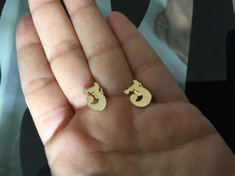 Personalized EARRINGS Fashion Earrings Gold Earrings NAME | Etsy