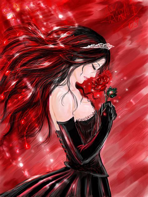 Bloody Rose by Elistraie on DeviantArt