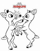 Best Rudolph And Friends Coloring Page sketch template