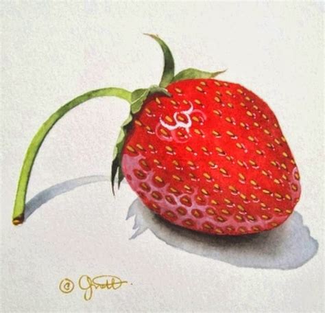 Imágenes Arte Pinturas: Pinturas Realistas con Frutas, Jacqueline Gnott, South Bend, Indiana