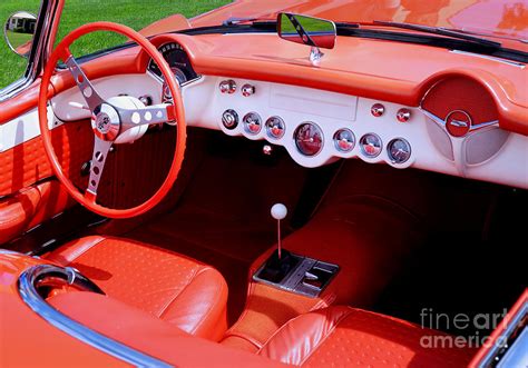 Corvette Roadster Interior 1957 Photograph by Thomas Burtney - Fine Art ...