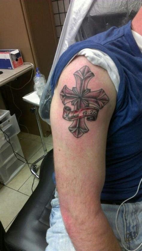 Bible With Cross ~ Scripture Tattoos Designs, Ideas And Meaning ...