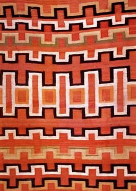 AMERICAN INDIAN. Navajo rug Pattern, made circa 1880. Digital Art by ...