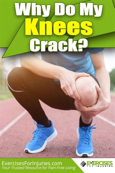 IF your knees pop and crack check this out. #painfreeliving Cracking Knees, Knee Pain Exercises ...