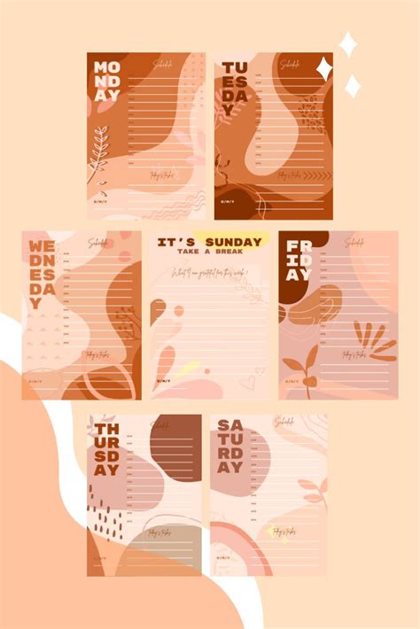 Weekly Planner Template Notes Aesthetic Template Plan - vrogue.co