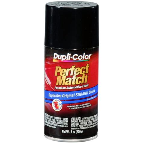 Dupli-Color BSU1349 Obsidian Black Pearl Subaru Perfect Match Automotive Paint - 8 oz. Aerosol ...