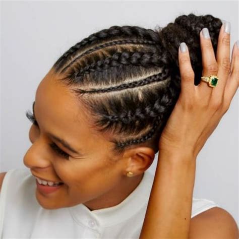 10 Half Up Half Down Black Hairstyles Braids Ideas That You Need to Try Right Now! - Themtraicay.com