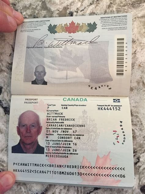 Real Canadian passport | Canadian passport, Passport online, Biometric ...