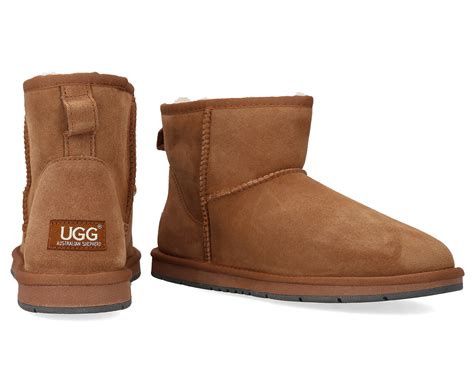 Australian Shepherd Unisex Mini Classic Ugg Boots - Chestnut | Catch.co.nz