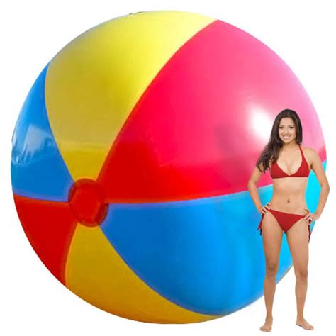 Aliexpress.com : Buy 2M Giant Inflatable Colorful Beach Ball Inflated Swimming Pool Kids Toy ...
