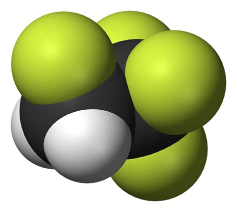 Public Domain Picture | 1,1,1,2-tetrafluoroethane-3D-vdW.png | ID: 13934035217150 ...