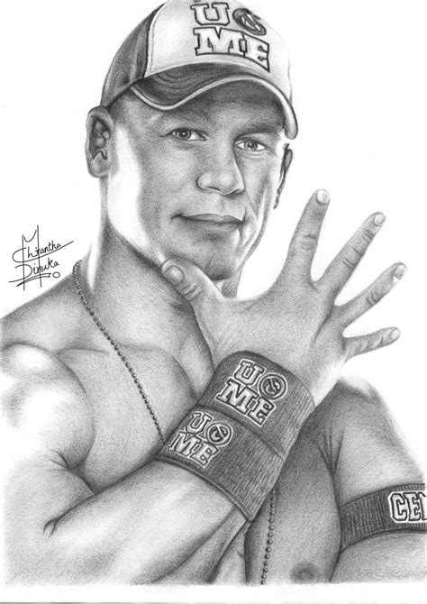 John Cena Pencil Drawing by Chirantha on DeviantArt
