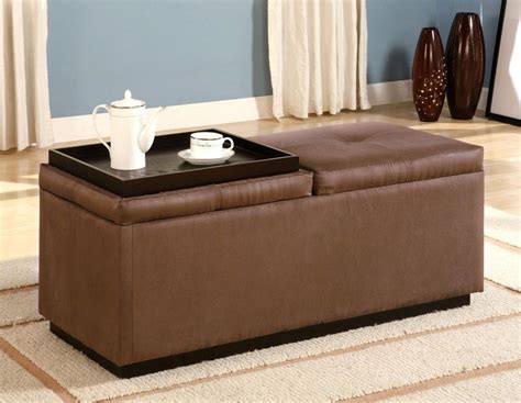 The Benefits Of A Tan Leather Ottoman Coffee Table - Coffee Table Decor