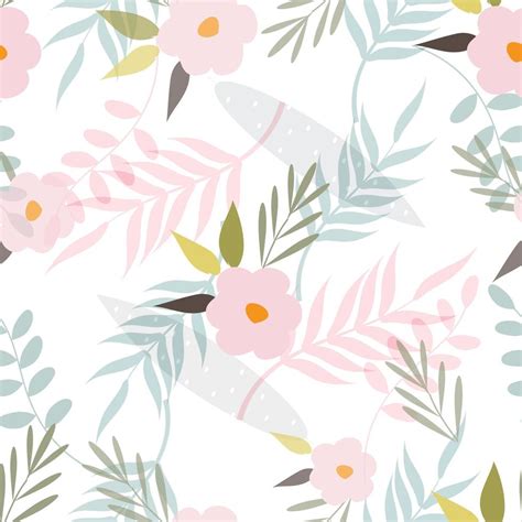 Pastel floral background 1236888 Vector Art at Vecteezy