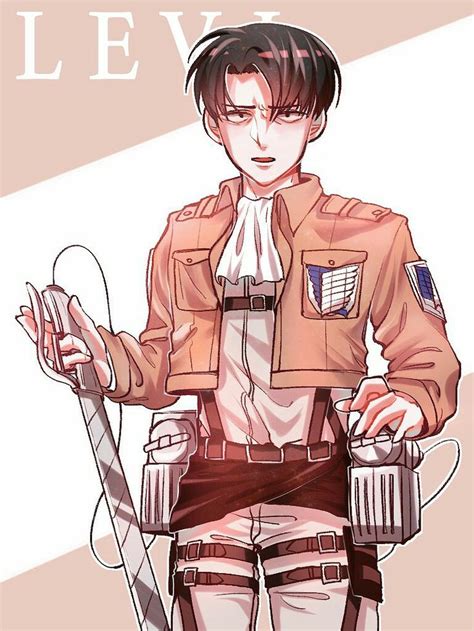 Levi Ackerman | AoT | cred.Tiae__0_0a | Levi ackerman, Attack on titan levi, Cute anime guys