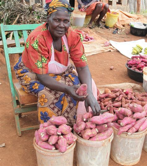 Selling Sweet Potatoes in Kenya | African life, Kenya, African market