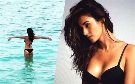 Disha Patani's Hot Video doing yoga in water is sizzling internet