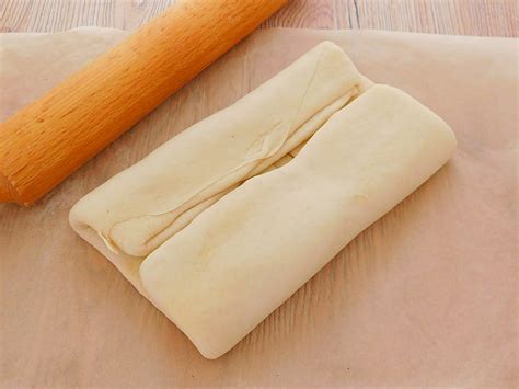 Puff pastry with yeast recipe with photo