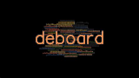 Deboard Past Tense: Verb Forms, Conjugate DEBOARD - GrammarTOP.com