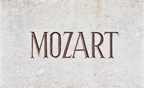 MOZART Letters imagem de stock. Imagem de marco, compositor - 40342853