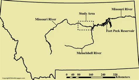 Missouri River Map [Where is Missouri River on a Map]