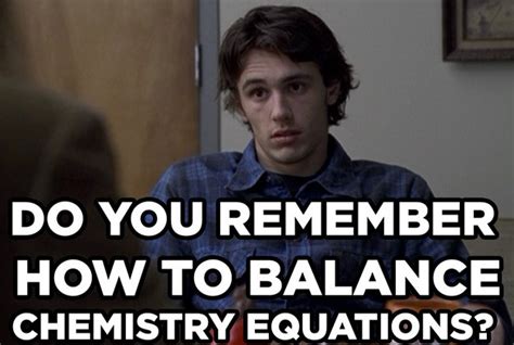 Do You Remember How To Balance Chemistry Equations?