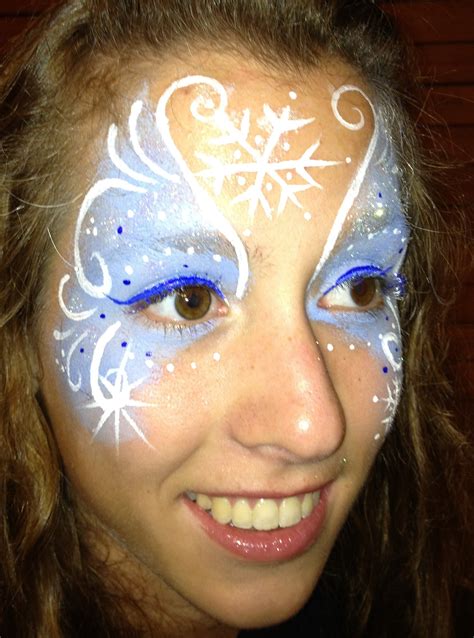 Frozen - Face Painting by Jennifer VanDyke Elsa Face Painting, Face ...