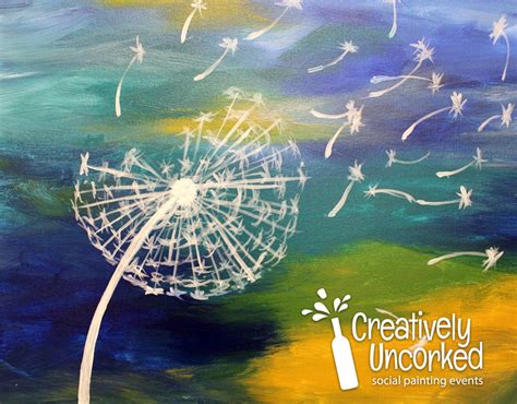 Blowing Dandelion Painting at PaintingValley.com | Explore collection ...