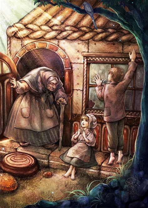 Henzel and Gretel | Fairytale art, Fairy tales, Fairytale illustration