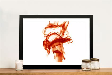 Buy Red Swirl Abstract Art on Canvas Sydney Australia