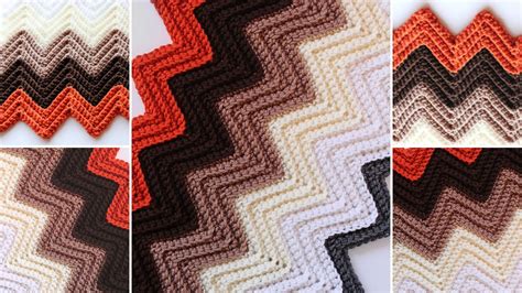 Chevron Crochet Blanket Pattern - Easy Crochet Patterns