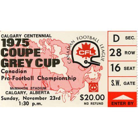 Grey Cup Tickets - Canadian Football Hall of Fame