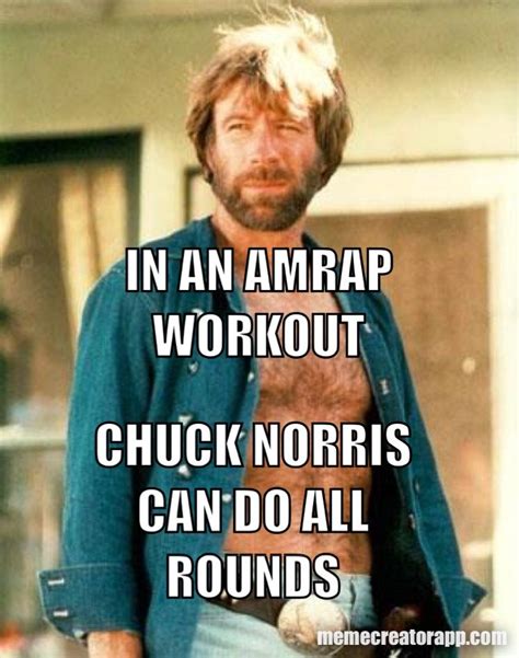 Chuck Norris Amrap | Chuck norris, Norris, Amrap workout