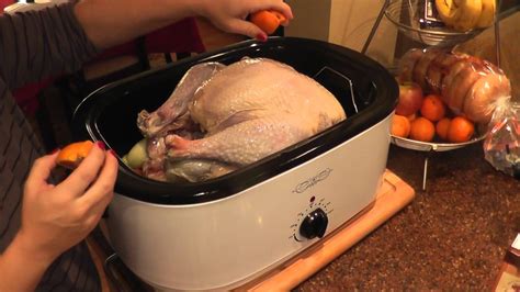 How I season and cook my turkey in an electric roaster | Roaster ...