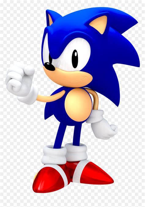 25th Anniversary Classic Sonic - Classic Sonic The Hedgehog, HD Png ...