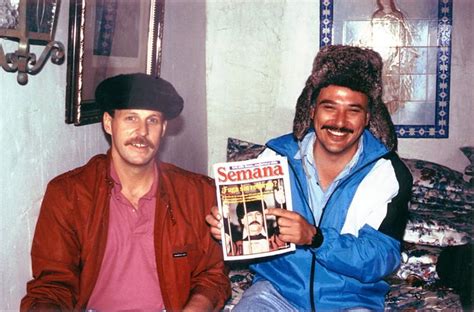 DEA Agents Stephen Murphy and Javier Peña after the raid of Pablo Escobar's luxury prison ...