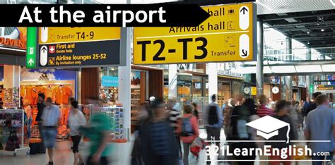 321 Learn English.com: ESL vocabulary: at the airport (Level: B1)