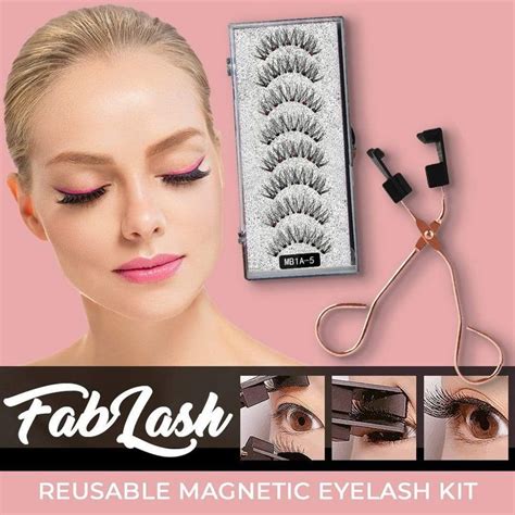 FabLash Reusable Magnetic Eyelash Kits | Magnetic eyelashes, Eyelash ...