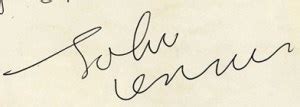 John Lennon Autograph | Authentic The Beatles autographs