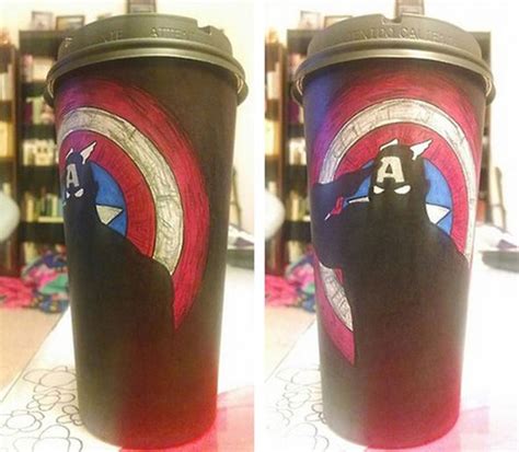 Coffee Cup Art Left Behind For Others To Find | Foodiggity