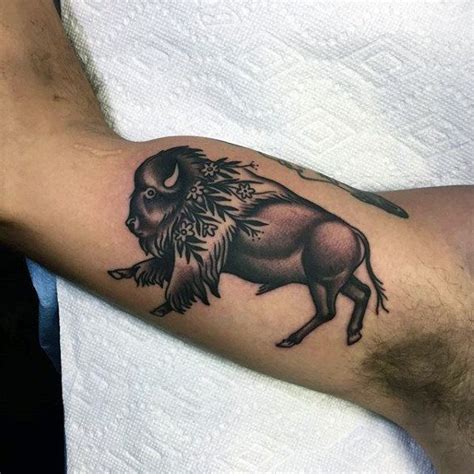 63 Bison Tattoo Designs for Men [2024 Inspiration Guide] | Bison tattoo, Buffalo tattoo, Tattoos