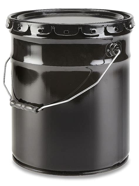 Steel Pail with Lid - 5 Gallon S-7344 | Pail, Steel, Lidded