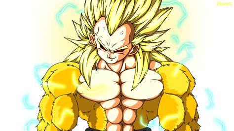 Vegeta SSJ4(True Gold) - Redraw Request by Eximiris on DeviantArt