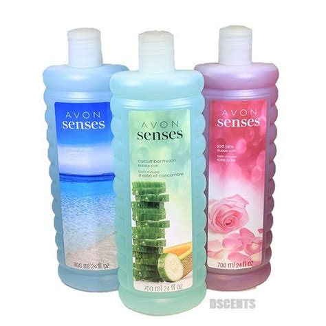 Avon - 3PCK Avon Senses Cucumber Melon Endless Ocean Soft Pink Bubble ...