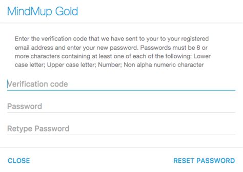 Using Passwords with MindMup Gold