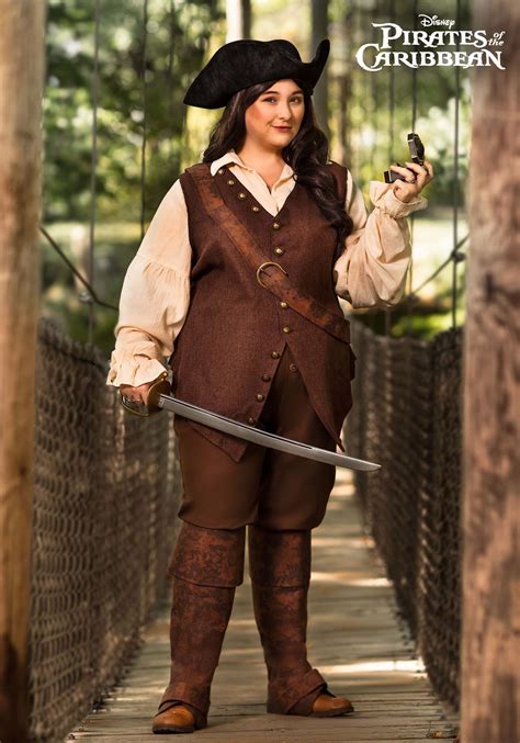 Plus Size Disney Elizabeth Swann Costume for Women