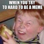 Ginger Kid Eating Apple Meme | Meme Baby