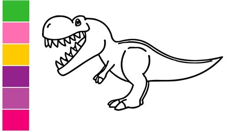 HOW TO DRAW DINOSAURS Shortcuts - The Easy Way | Dinosaur drawing ...