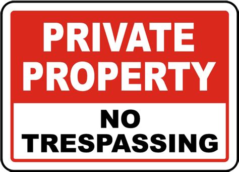 No Trespassing Sign PNG Transparent Images | PNG All