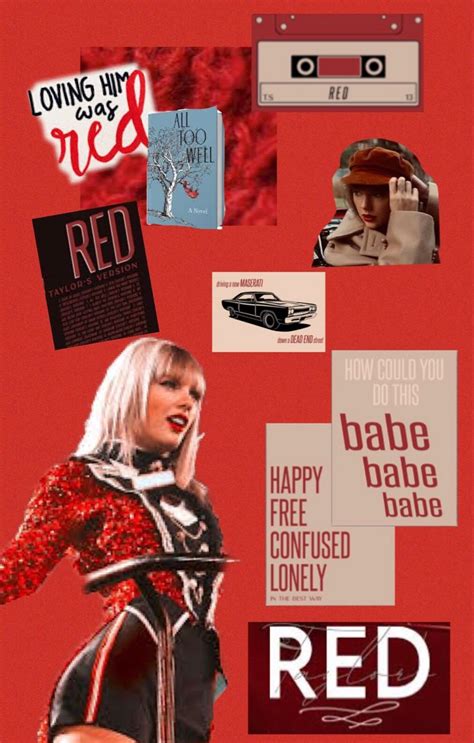 Taylor Swift Red wallpaper! in 2022 | Taylor swift red, Aesthetic era ...